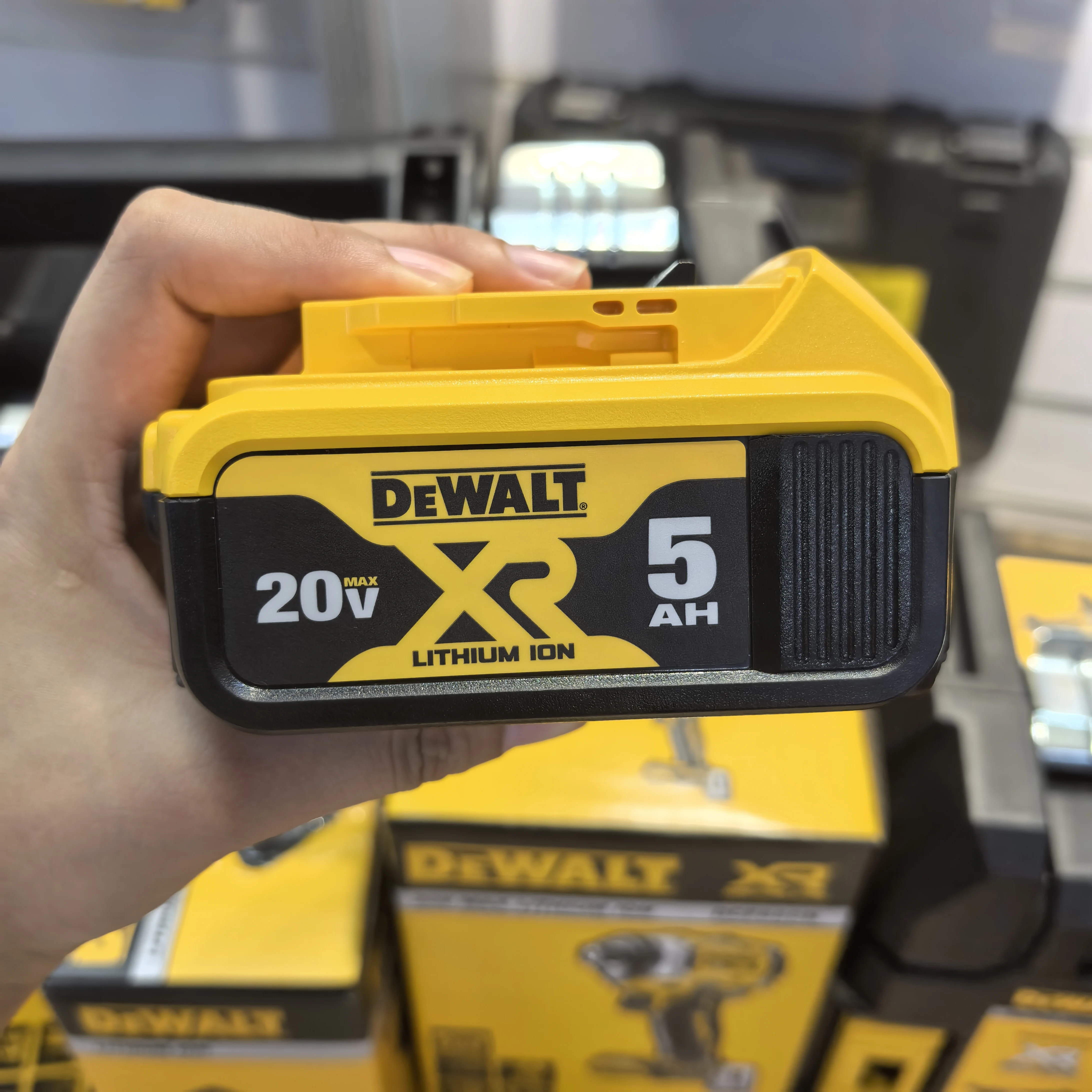 Аккумулятор Dewalt на 20 в, 1,7 Ач, 4 Ач, 5 Ач, DCB182, DCB184, литиевая батарея, совместимая со всеми электроинструментами серии DEWALT на 18 В/20 в