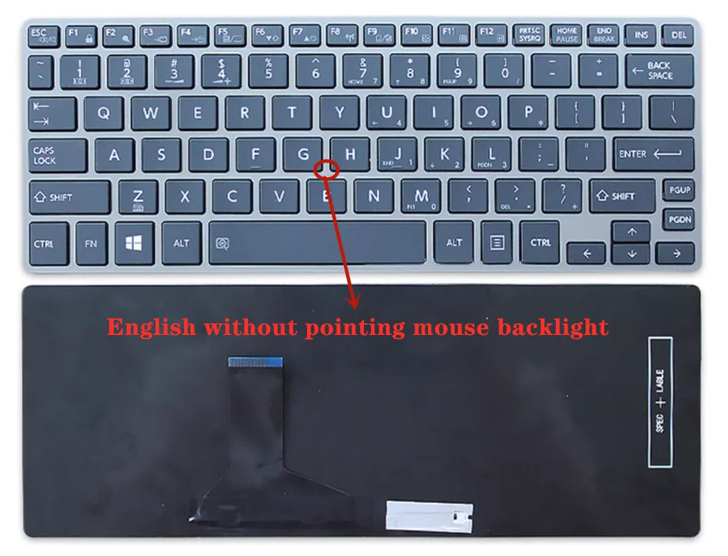 New for Toshiba Z30-A Z30-C Z30T-B Z30-B1320 R30-B R634  Laptop US Keyboard Without Backlight Pointing Mouse