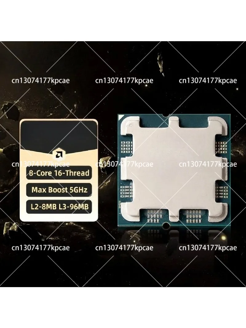 Ryzen 7 7800X3D CPU R7 7800X3D Processor Up To 5GHz 8‑Core 16‑Thread Socket AM5 Desktop Gaming CPU for PC Gamer