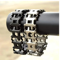 Multifunctional High Quality Stainless Steel 3 Colors Bracelet Men's Outdoor Tool Bracelet 29 in 1 Bracelet Emergency EDC Tool