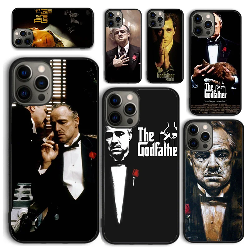 

Чехол для телефона THE GODFATHER MOVIE GANGSTER для iPhone 17 Air 16 15 14 12 13 PLUS 11 PRO MAX, задняя крышка Fundas Shell