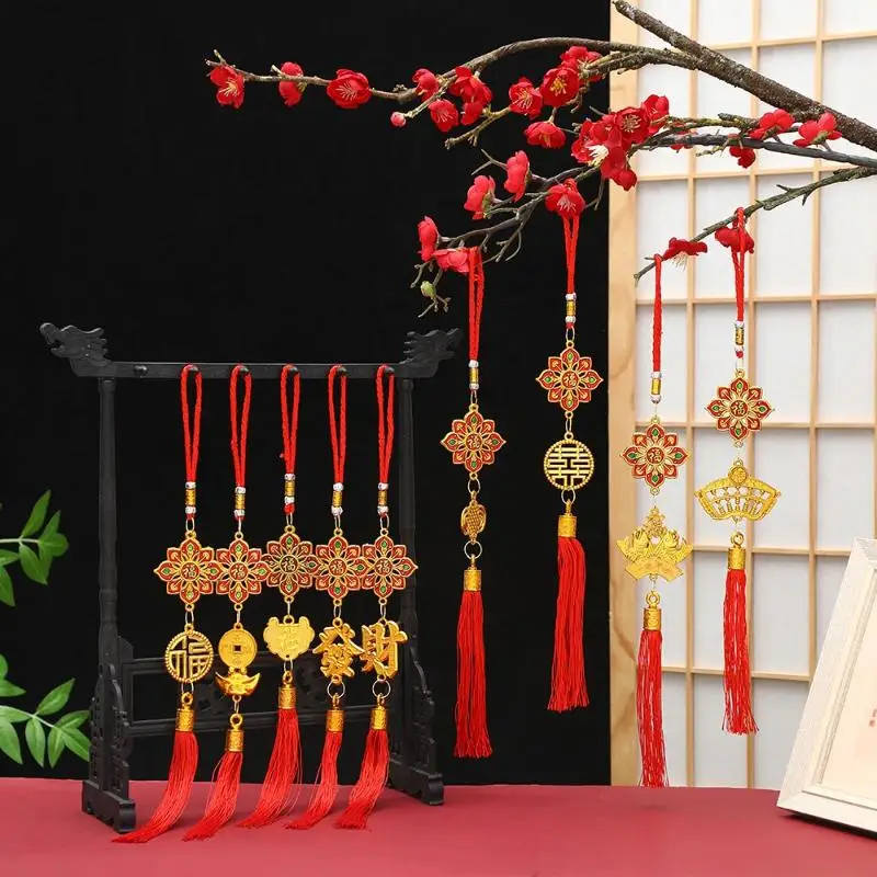 Chinese New Year Home Decorations 2027 Lucky Bonsai Party Hanging Pendants Chinese Style Festive Ornaments