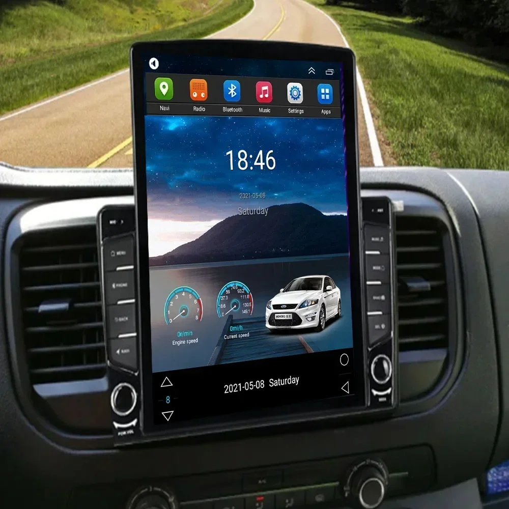 5G LTE Android 13 Tesla pantalla Vertical Radio de coche estéreo para Citroen Jumpy 3 SpaceTourer Peugeot Expert Toyota Proace 2016-2035