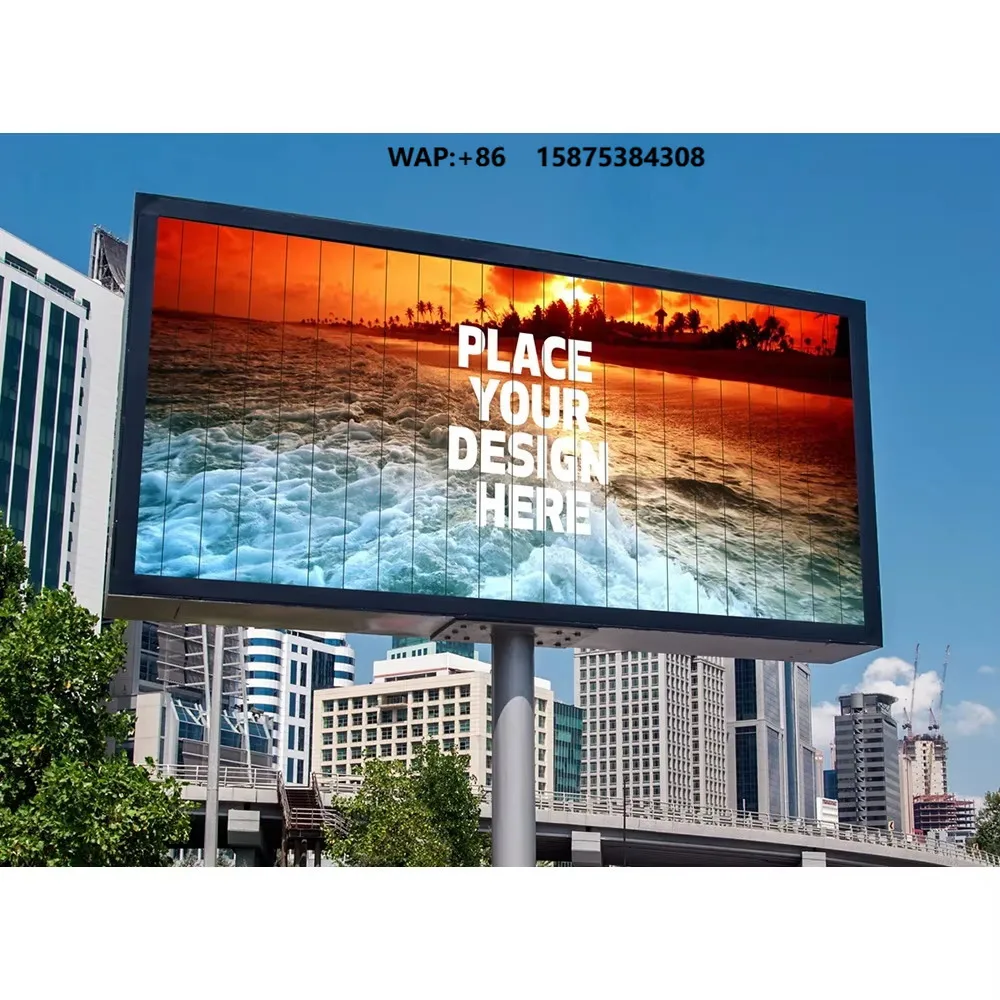 960x960 mm Waterproof P4 P5 P6 P8 P10 Pantalla Led Outdoor Advertising Single Double Sides LED Screen Digital Billboards Display