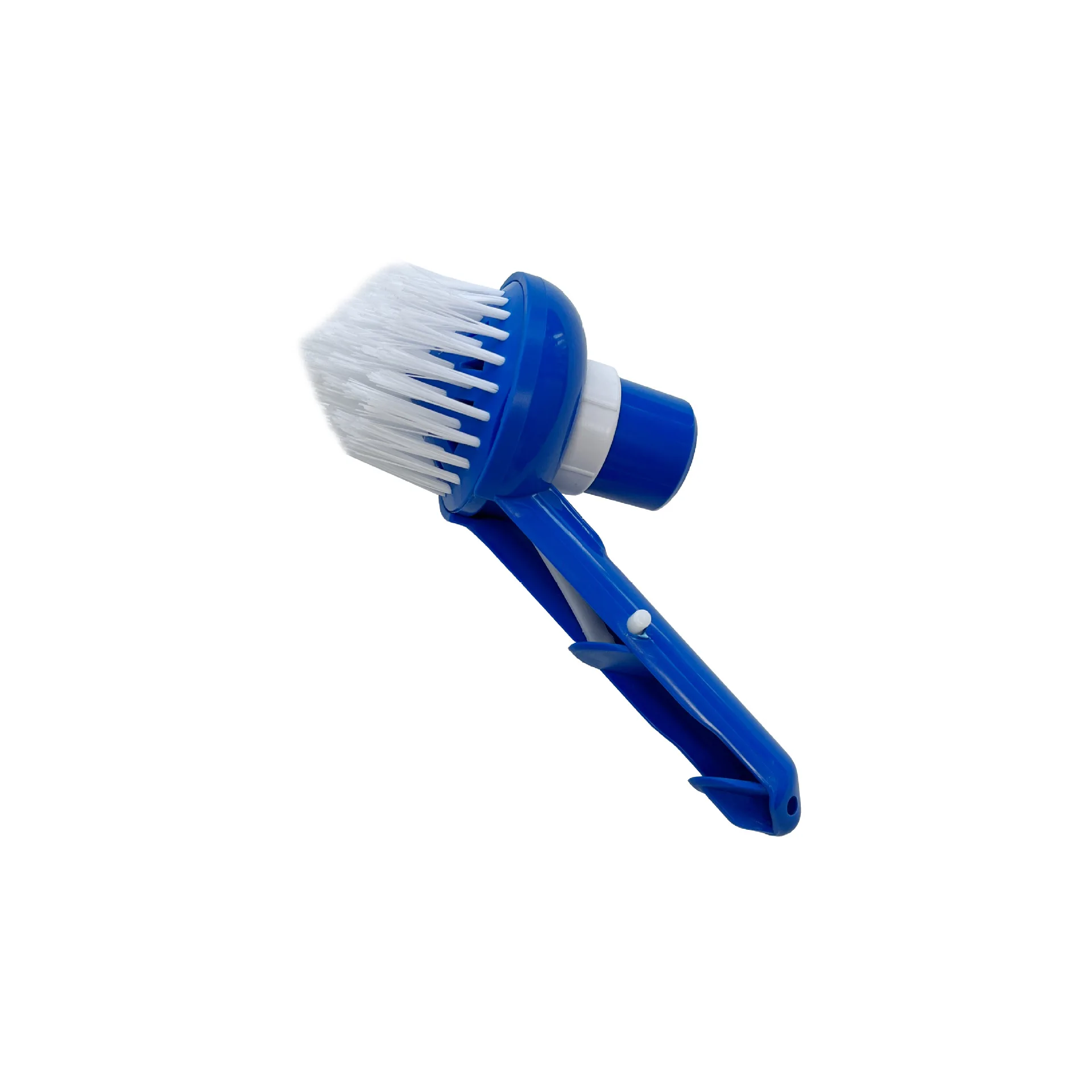 Pool Wall Brush Polyethylene Bristle Edge Corner Vacuum Brush With Adjustable Vacuum Ring Cleaning Equipment