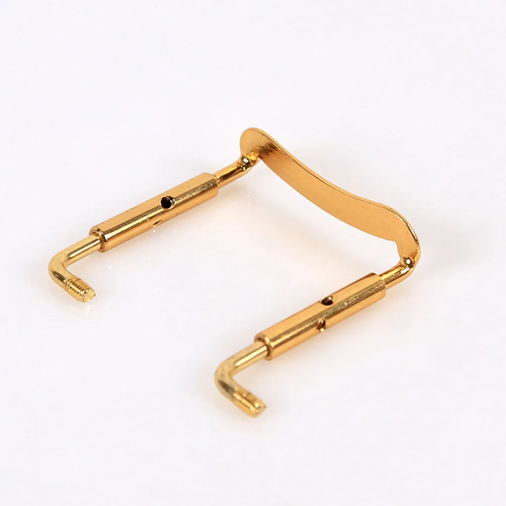 

2 Pcs Violin Chin Rest Screws Parts Accessories Bracket DIY Fittings Accessory Replacement Clamp Chinrest for