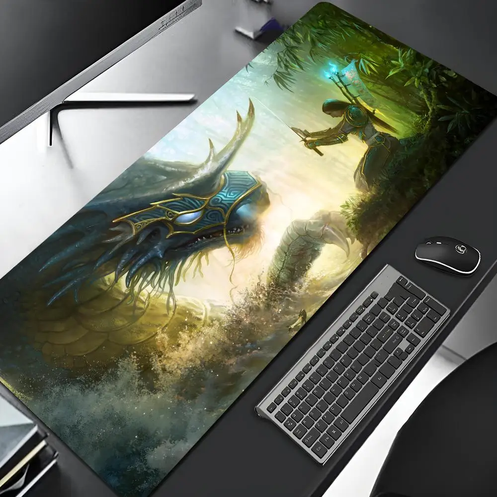 Heroes Of Might And Magic 3 Mouse Pad Edge Big Gaming Locking Computer Gamer Large Rubber Art Gaming Mousepad Laptop Desk Mat