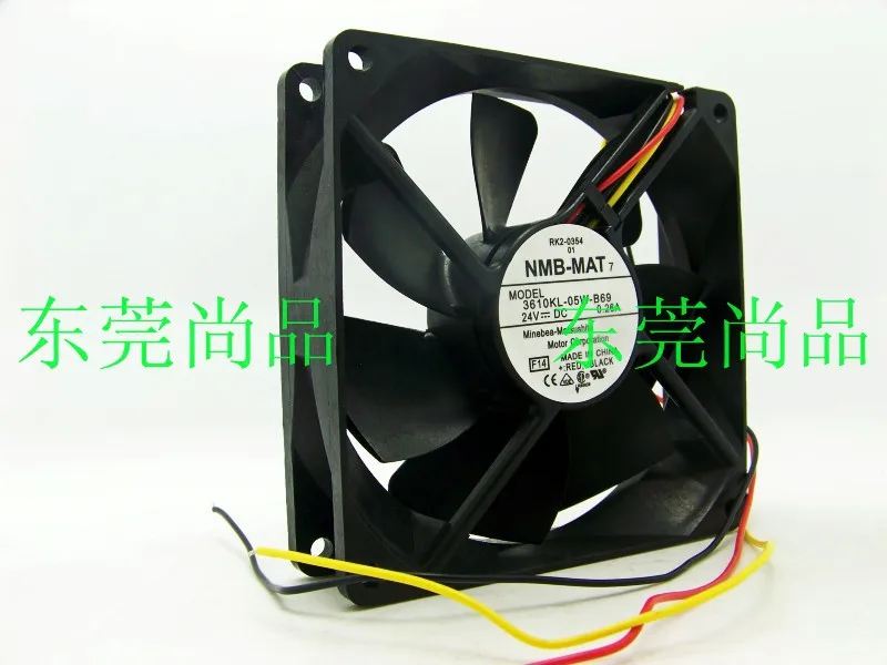 

For NMB 3610KL-05W-B69 9225 DC24V 0.26A power supply cooling fan drive