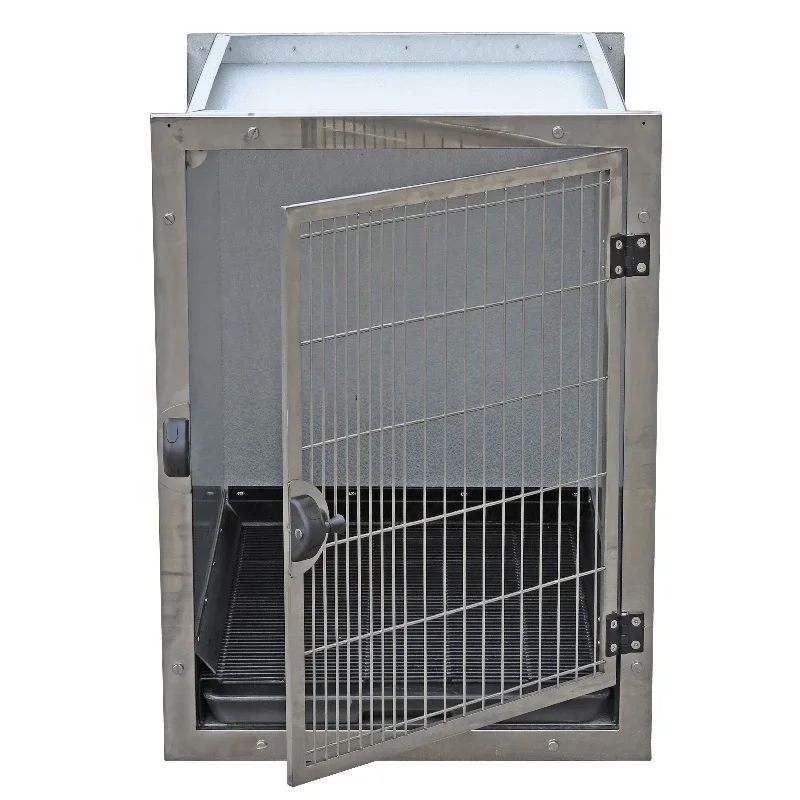 Dog Cage Galvalume Body 304 Stainless Steel Door Modular Assembly Wholesale Pet Breeding Dog Cage House Easy Clean Professional