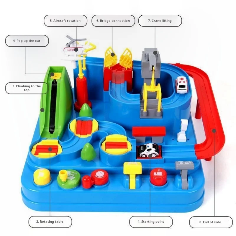 大型カートラックアドベンチャーおもちゃ教育少年少女インタラクティブ頭の体操学習ゲーム子供の誕生日ギフト