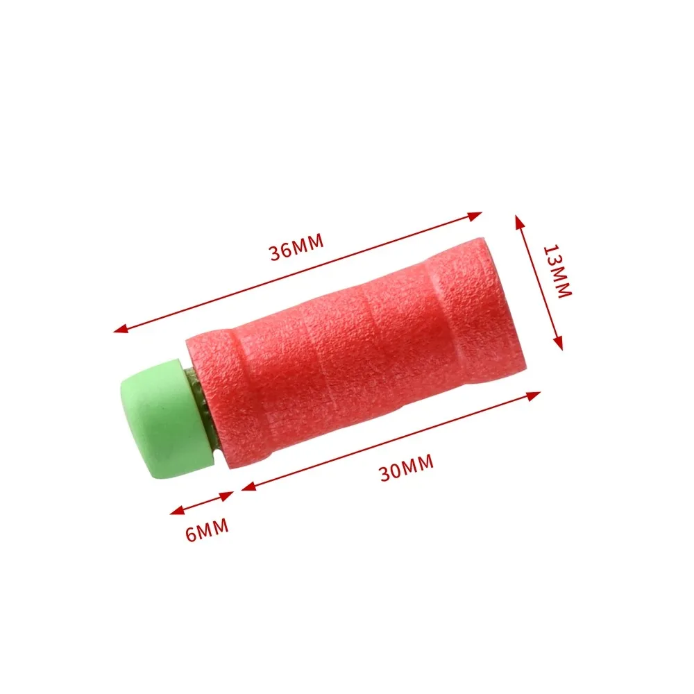 200PCS Worker 3-Ring Bamboo-Shaped Darts For Emitter Green Head Soft Bullet Toy Gun Accessories Foam Darts Bullets Kids