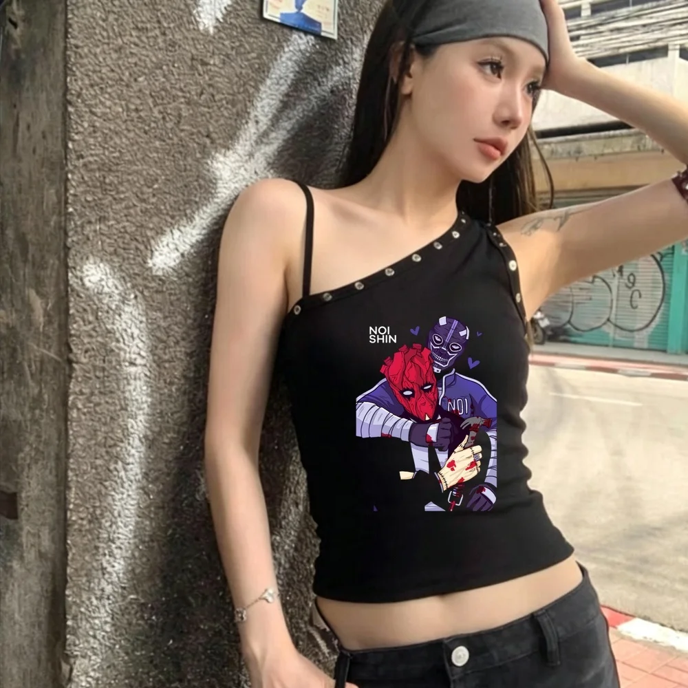 Dorohedoro cropped top teen summer y2k gyaru t shirt gothic cheap alternative  clearance sales scene