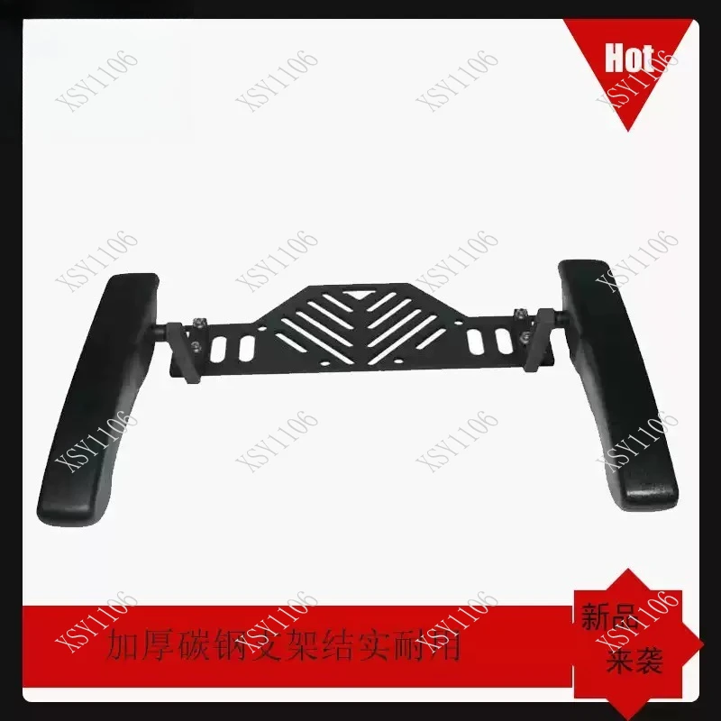 Universal Motorcycle Rear Seat Safety Armrest Foldable Design Durable Comfortable Accessory for Enhanced Riding Experience