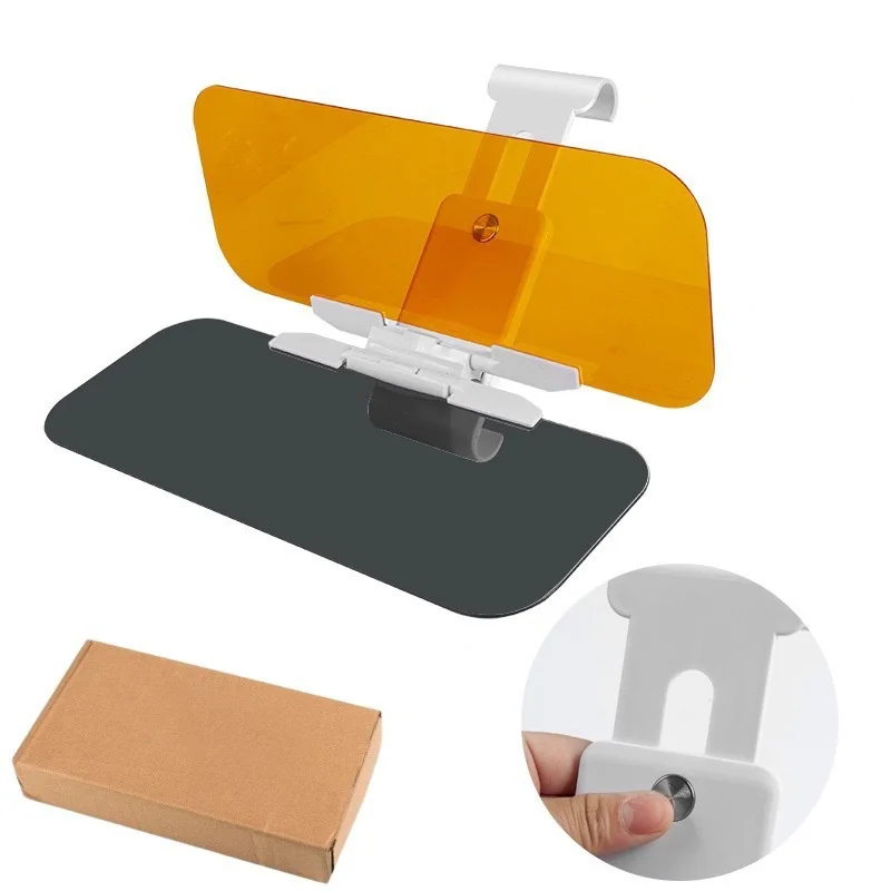 Dual Purpose Car Sun Visor - Day & Night Anti Glare Visor Extender with Night Driving Shield & UV Protection for SUVs, Trucks - view 4