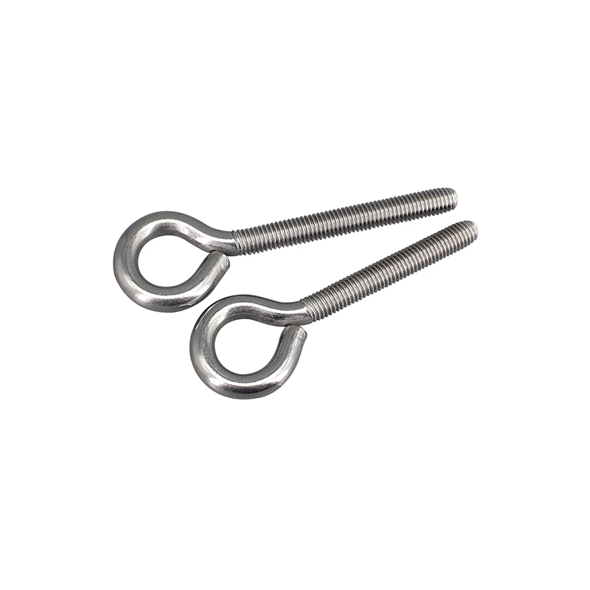 304 SS Sheep\'s Eye Machine Screw, Closed Hook With Ring Screw Ring Screw M4-M10