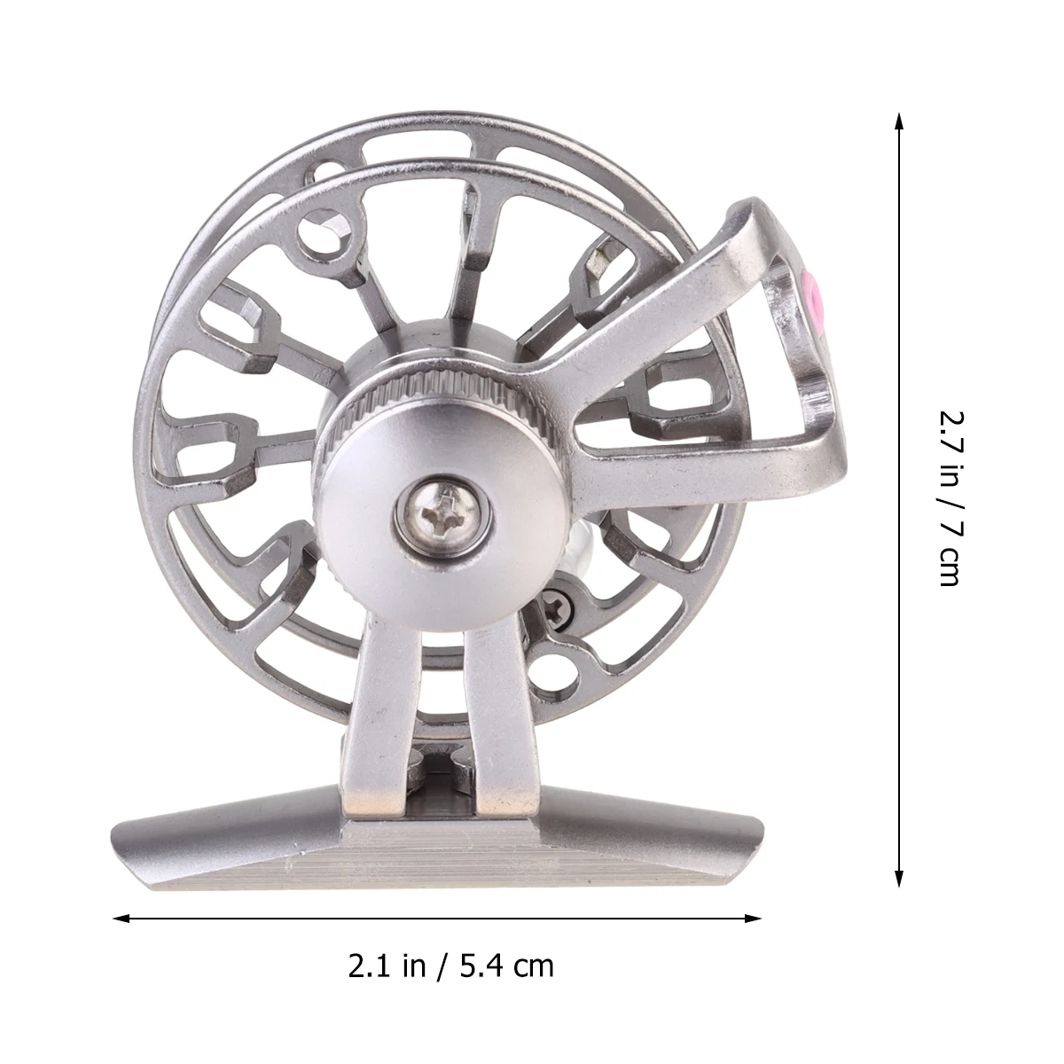 Full Aluminum Fishing Ice Fishing Gadgets Left/Right Handed V-shape Ice Fishing Wheel 50mm 60mm Fly Winter Fishing Gadgetss