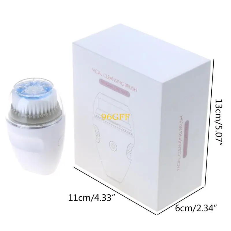 96GF كهربائي لفرشاة تطهير الوجه مع 4 أوضاع تشغيل الجهاز مقصور على إعادة الشحن بالموجات فوق الصوتية منع الحساسية