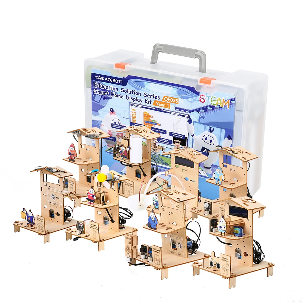Smart Home Scene Map  Easy Plug Educational Kits Robotics DIY IoT Programming Display Kit
