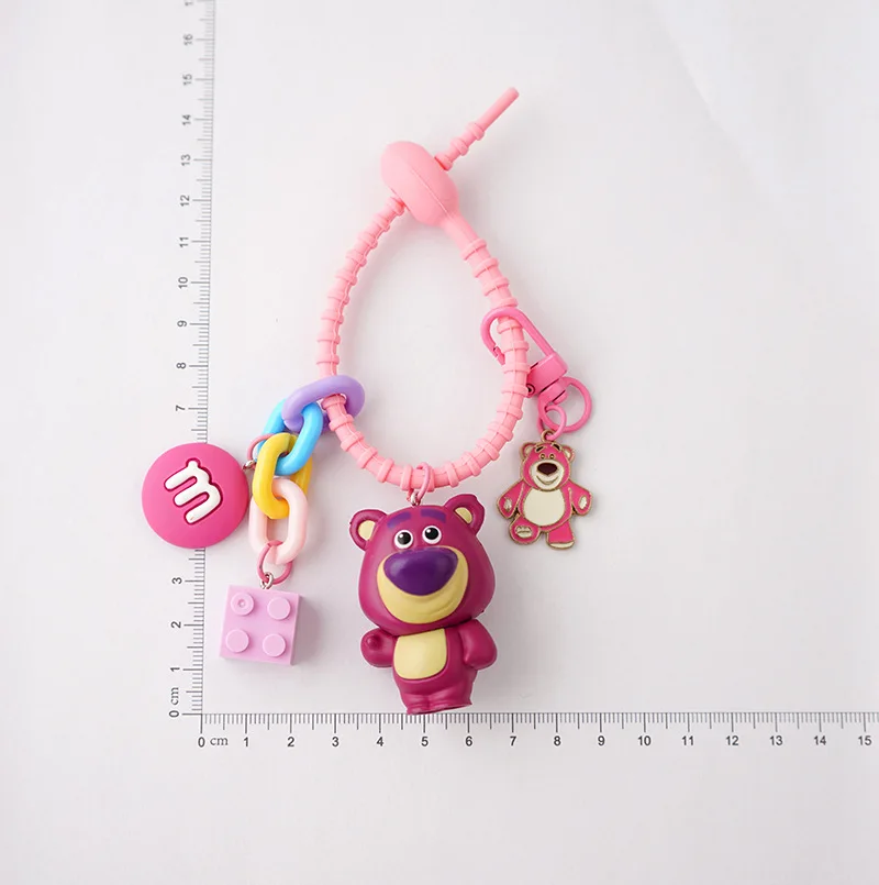 Hot Disney Anime Toy Story Series Creativity Key Chain Pendant Cartoon Cute Woody Buzz Lightyear Alien Backpack Keychain
