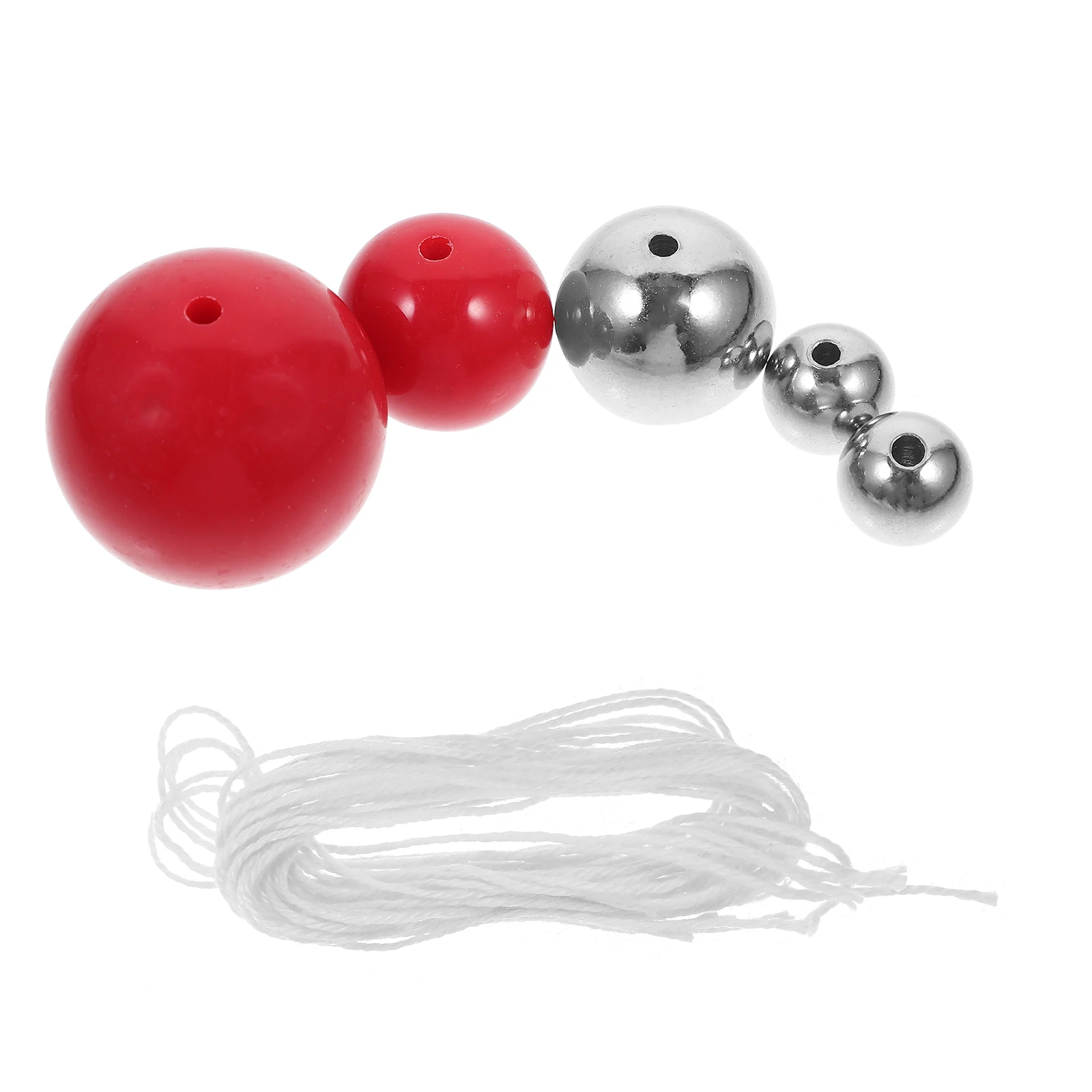 

5 Pcs Physical Experiment Equipment Newton Balls for Mechanics Pendulum Kit Toy Physics Tool Plastic Cradle Diy
