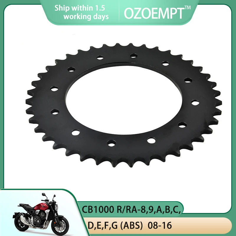 

OZOEMPT 530-44T Motorcycle Rear Sprocket Apply to CB1000 R/RA-8,9,A,B,C,D,E,F,G (ABS) 08-16