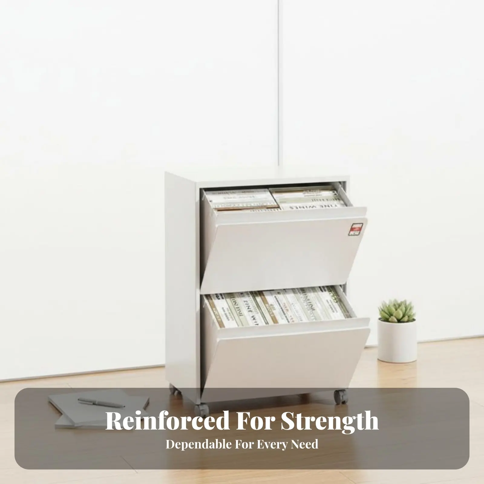 多区画ブックラック-引き出し付き-レターサイズ対応-デスクトップオーガナイザー-多機能-省スペース-学生向け