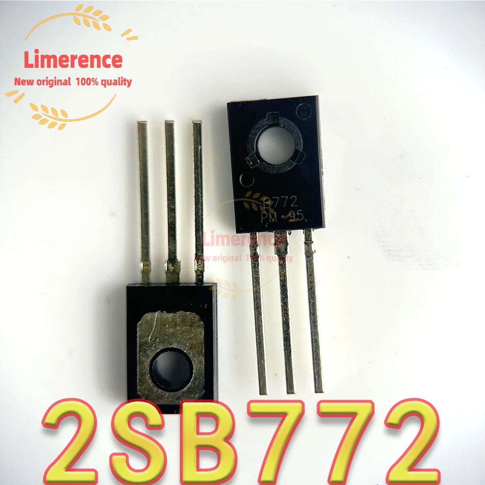 50PCS B772 TO126 2SB772 TO-126 3A/40V 772 New and Original IC Chipset