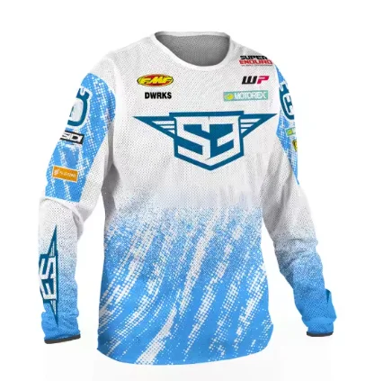 S 3 TEAM BMX Moto Enduro Motocross Trikot MTB MX Radtrikot Bike DH Maillot Fahrrad Sportshirt Downhill Trikot Radsportbekleidung – Detail 4