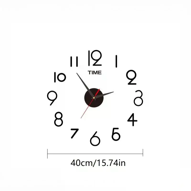 [MA]2026 Modern Design Large Wall Clock 3D DIY Quartz Acrylic Mirror Stickers Living Room Home Decor[MA] view 6