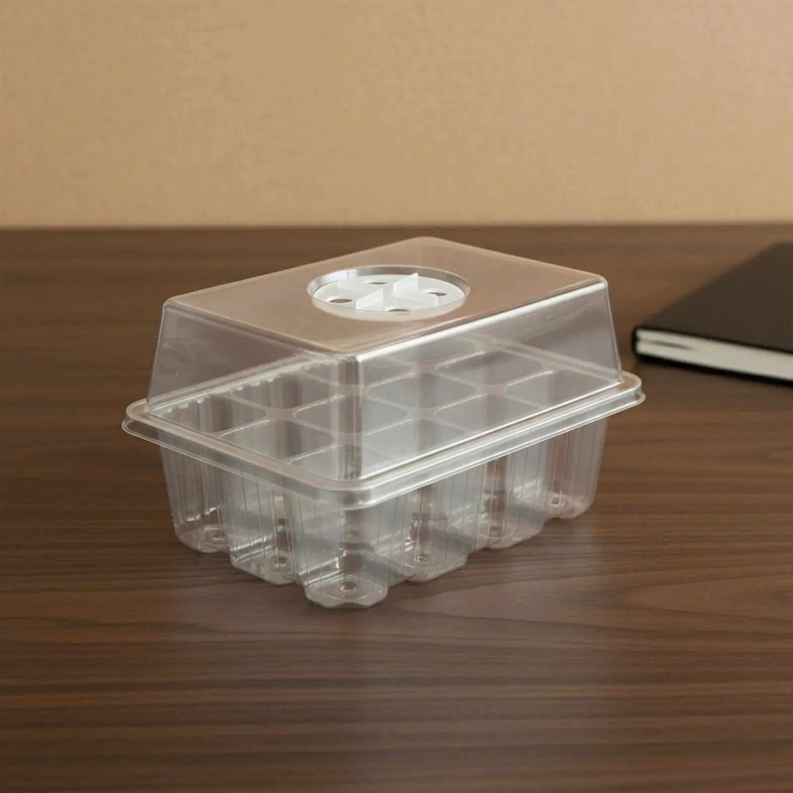 12 Compartment Germination Tray Reusable 12 Compartment Sprouting Germination Kit Plant Germination Kit Sturdy Construction