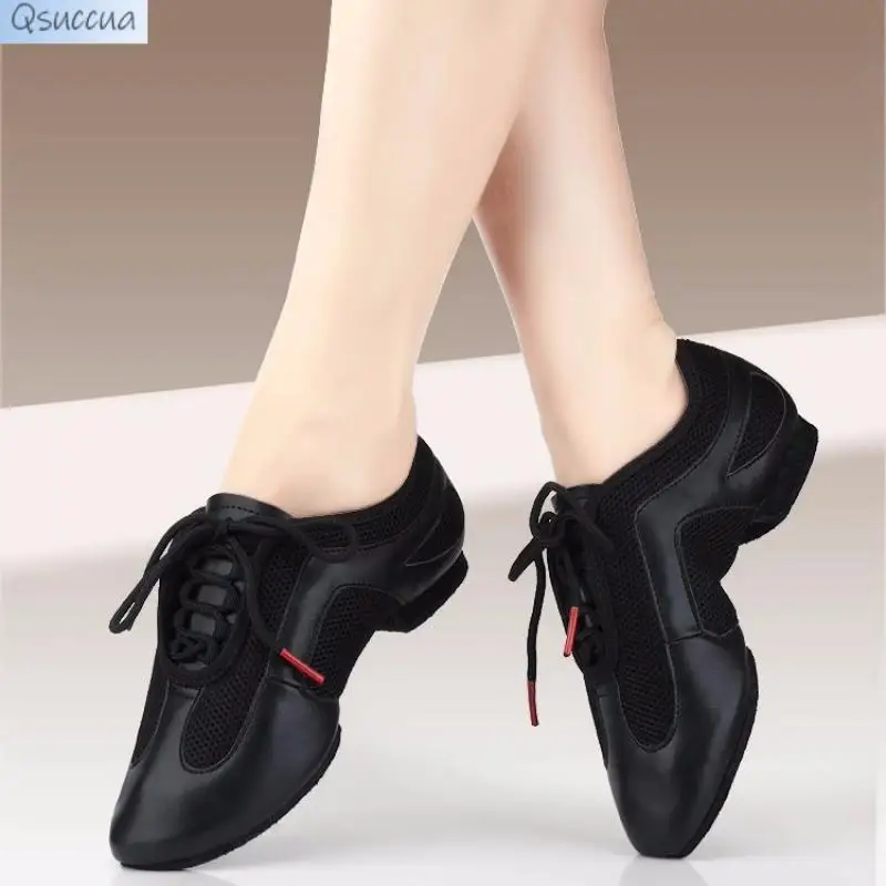 Latin Dance Shoes Female Adult Adult Ladies Professional Soft-Soled Social Body Exercise Shoes