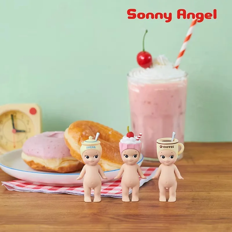 Sonny Angel Nuova mini serie alimentare Scatola cieca Guarigione Giocattoli alla moda Decorazioni per il desktop da collezione Regali creativi Action Figures