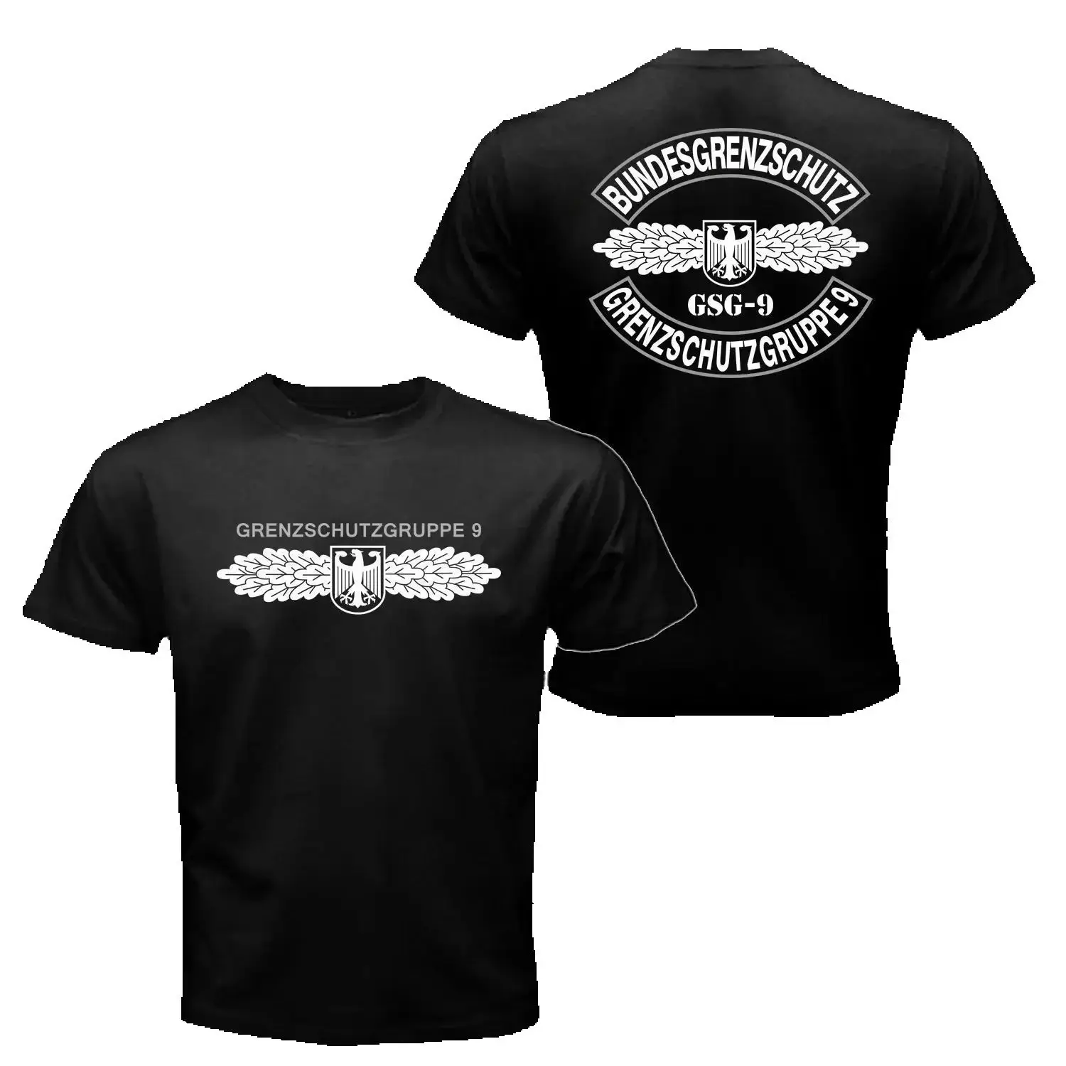 GSG-9 German Special Forces Anti-terrorism Brigade T-Shirt 100% Cotton O-Neck Summer Short Sleeve Casual Mens T-shirt Size S-3XL