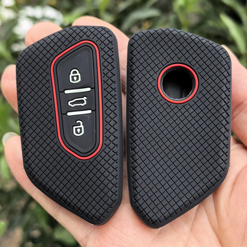 غطاء حافظة مفاتيح السيارة فوب لشركة فولكس فاجن فولكس فاجن/جولف 8 MK8 ID.3 ID.4 /Cupra/Skoda/Octavia A8/SEAT/Leon MK4 2020 2021/Formentor/Tarraco #1