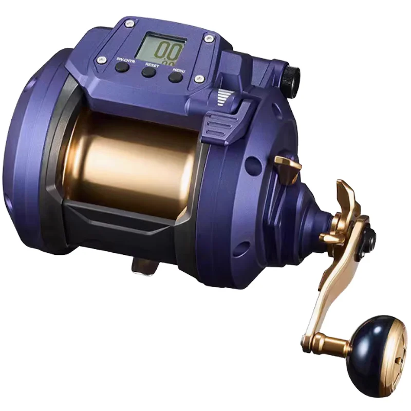 

New LED Screen Electronic Fishing Reel Baitcasting High Speed 7.2:1 10kg Waterproof Saltwater Cast Drum Wheel Moulinet Casting