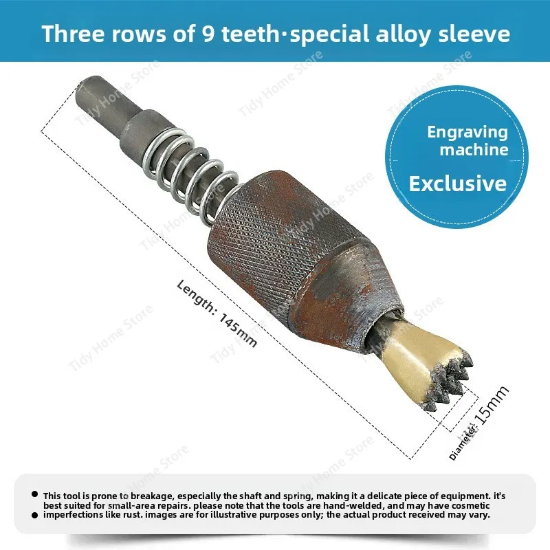 Pneumatic Engraving Pen Machine Chisels Rough Stone Edges, Trims Rough Stone Heads, Chisels Lychee Faces