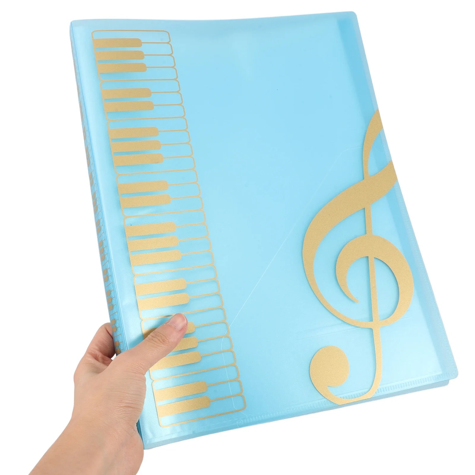 80-pagina's A4-documentmap Bladmuziekbinder Pianoscore Koormuziekband Flip-map Gemakkelijk in te brengen Verwijder vellen