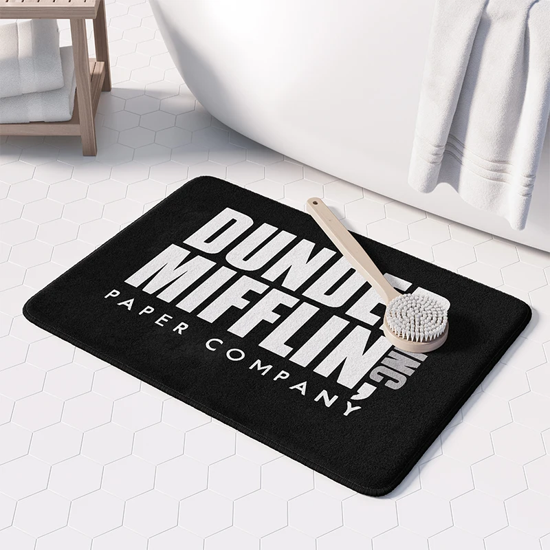 

Aertemisi Dunder Mifflin Paper Company Офисный коврик для ванной с нескользящим основанием, впитывающий супер уютный фланелевой напольный ковер