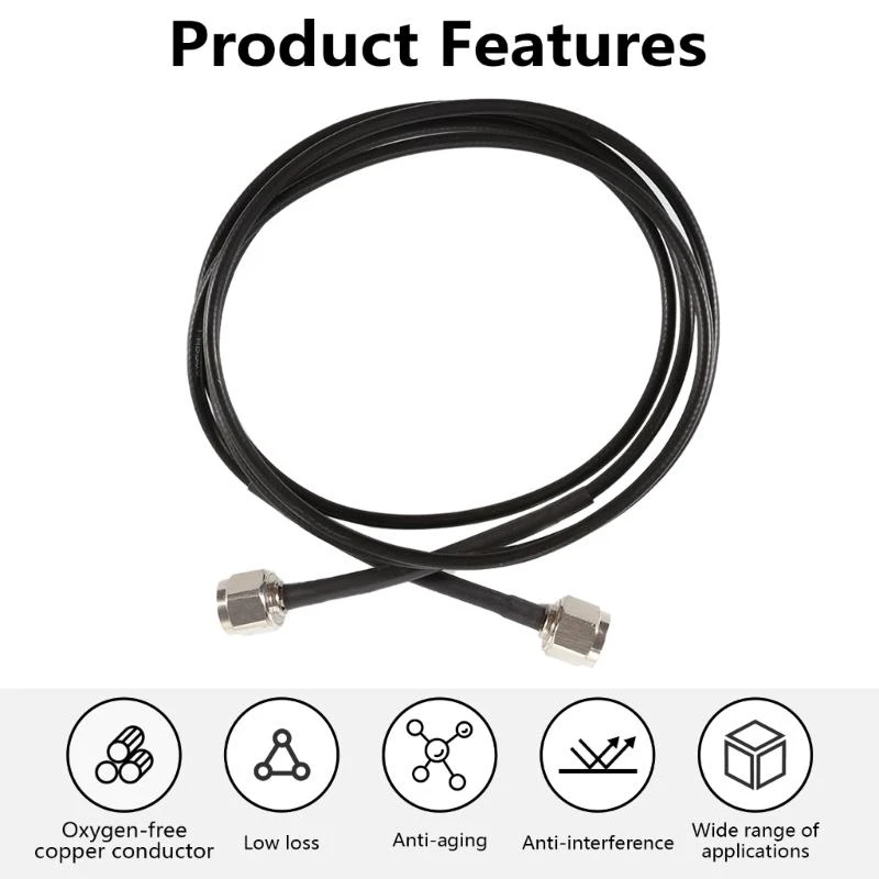 

K0EA TNC Male to TNC Male Разъемы Коаксиальный кабель RG58 Кабель Antenna50Ohm