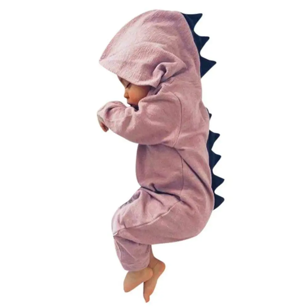 

Gift Lovely Hooded Romper Jumpsuit Layette Sets Cartoon Cotton Cosplay Costume Clothes Dinosaur Costume Jumpsuit
