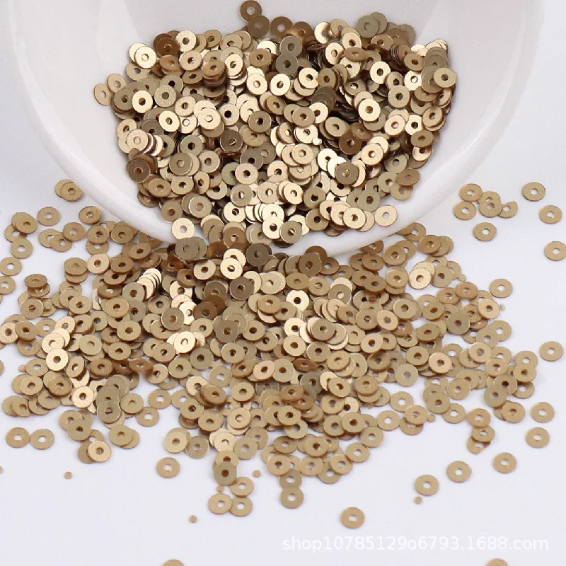 2000pcs 2mm PVC French Matte Round Sequins Loose Cup Sequins Paillettes Glitter for Jewelry Making DIY Sewing Nail Art Craft