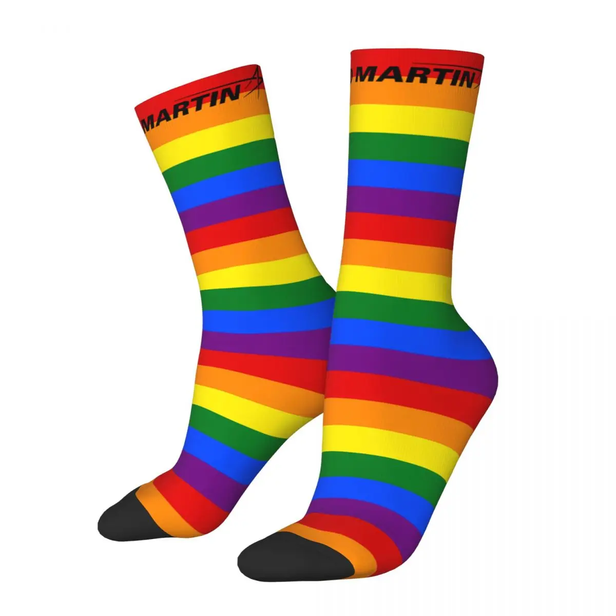 Lockheed Martin Gay Rride LGBT Straight Unisex Socks Hiking 3D Print Happy Socks Street Style Crazy Sock