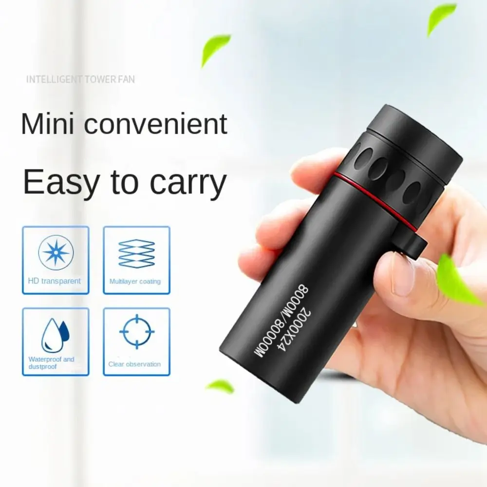 New 2000x24 Monocular Telescope HD Night Vision Zoom Handheld Telescope Portable Mini Telescope for Bird Watching