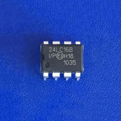 10pcs/lot original PIC24LC16B-I/P 24LC16 16K I2C bus serial EEPROM 24LC16B 24LC16B-I / P DIP-8 In Stock