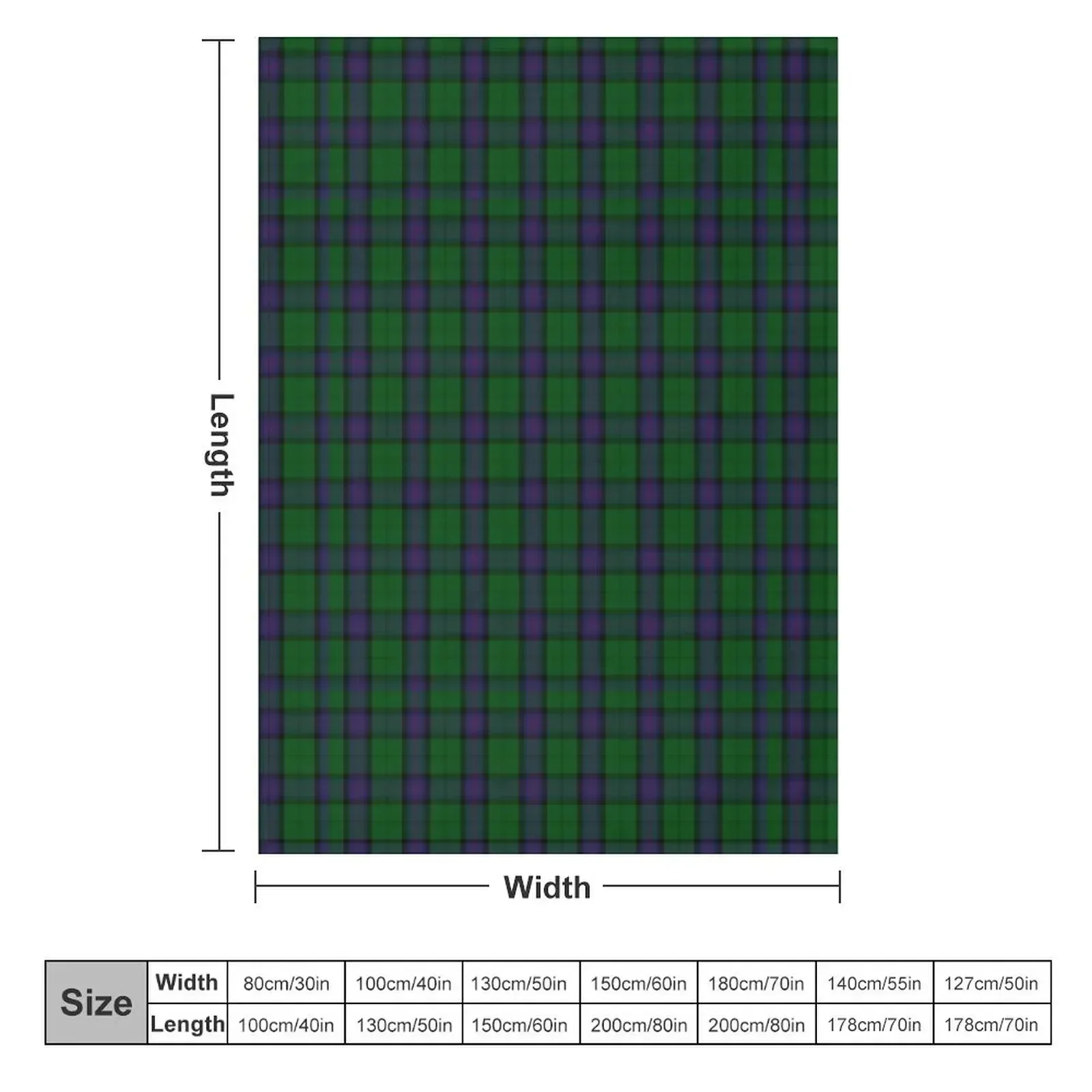 Armstrong Clan Tartan Throw Blanket Blankets For Bed Sofa Moving Stuffeds Blankets