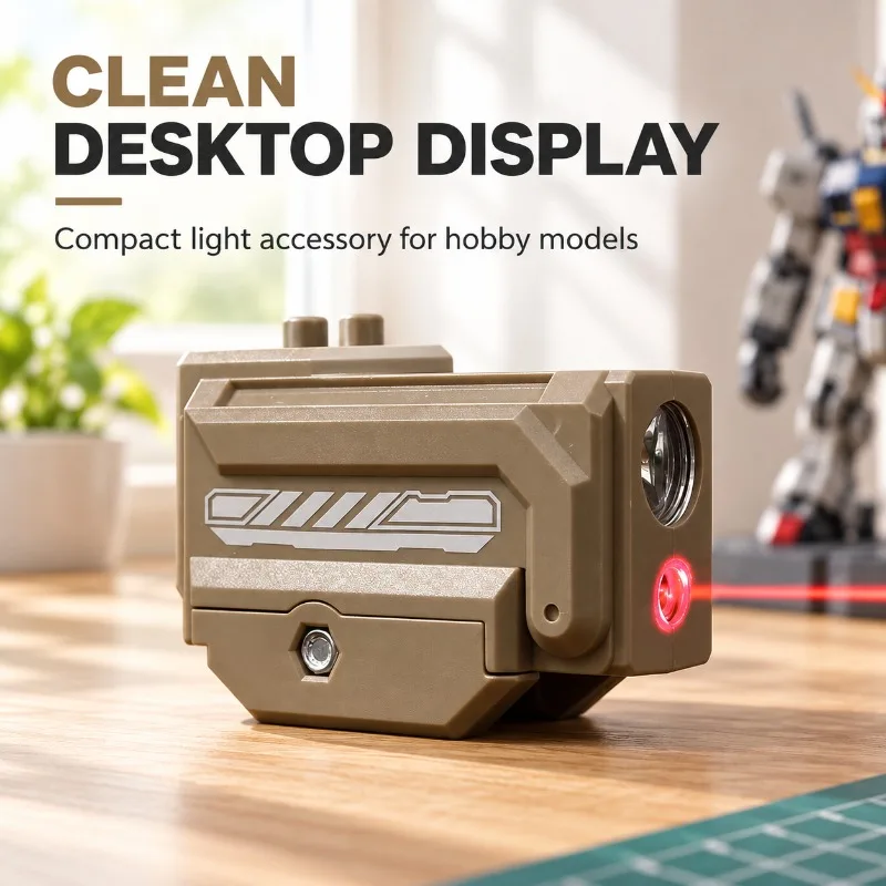 Replacement Under‑Mount Light Module, Red Beam Decor Lamp Unit, Fit Most Common Hobby Model Rail Bases
