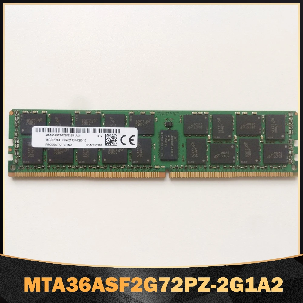 

1PCS RAM 16G 16GB 2RX4 PC4-2133P DDR4 2133 For MT Server Memory MTA36ASF2G72PZ-2G1A2