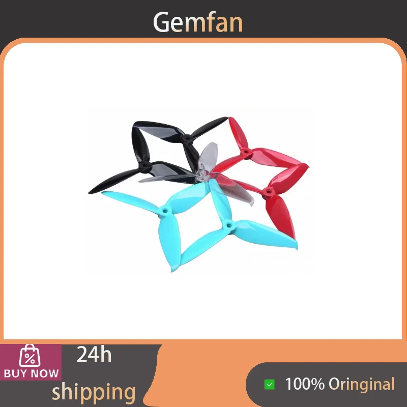 New Gemfan 5552-3 3-Blade High Speed Props, 5 Inch Durable Crash-Resistant Propellers for FPV Quadcopters & Multirotors