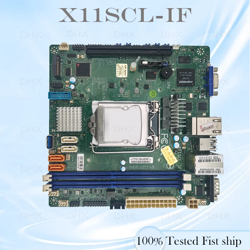 LGA 1151 DDR4 Mainboard For Supermicro X11SCL-IF Desktop Motherboard 100% Tested OK Fully Work be Fast ship