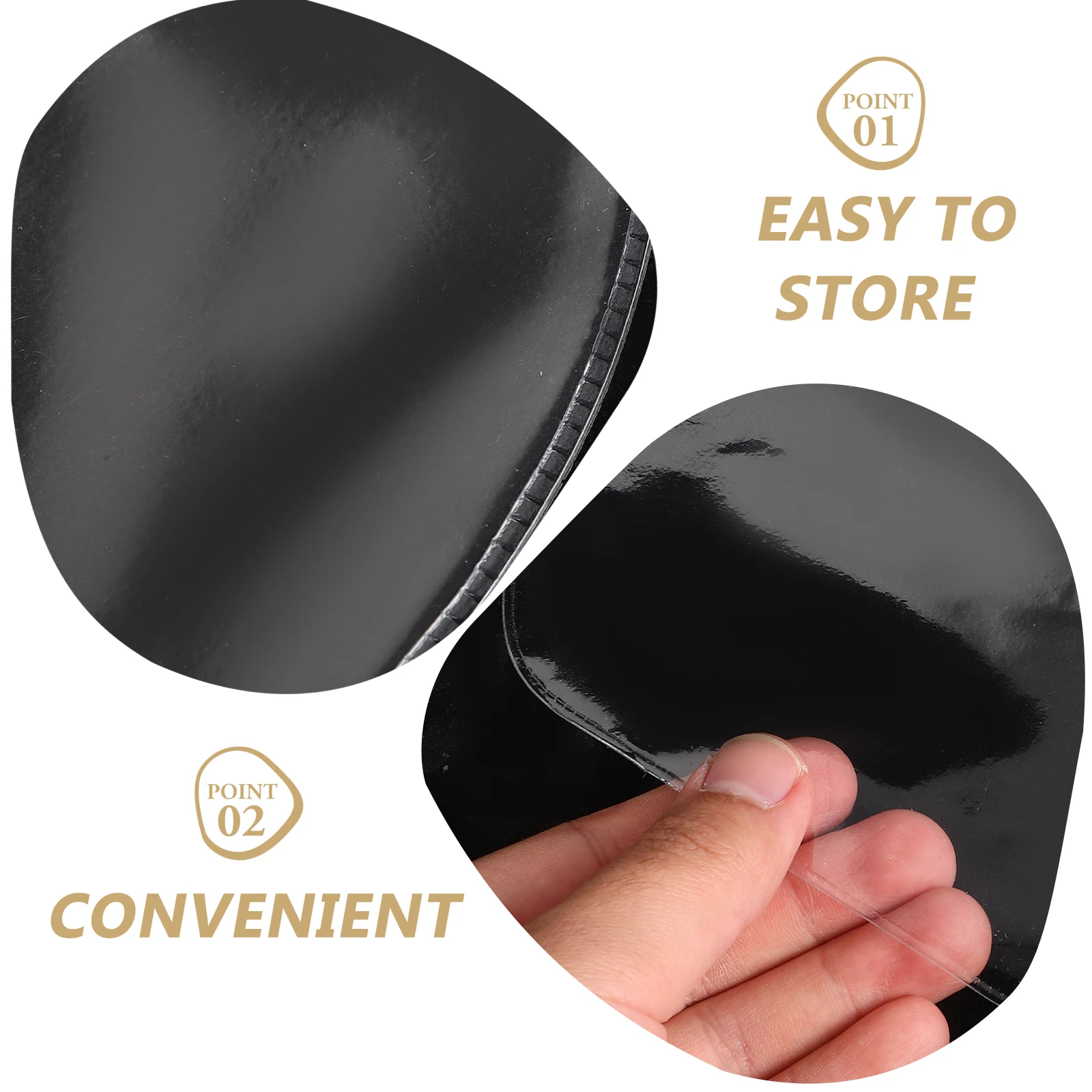 10 قطع من طبقة مضرب تنس الطاولة الاحترافية، التصاق قوي، طلاء واقٍ للمجداف، استخدام موثوق على المدى الطويل، واضح مدمج #3